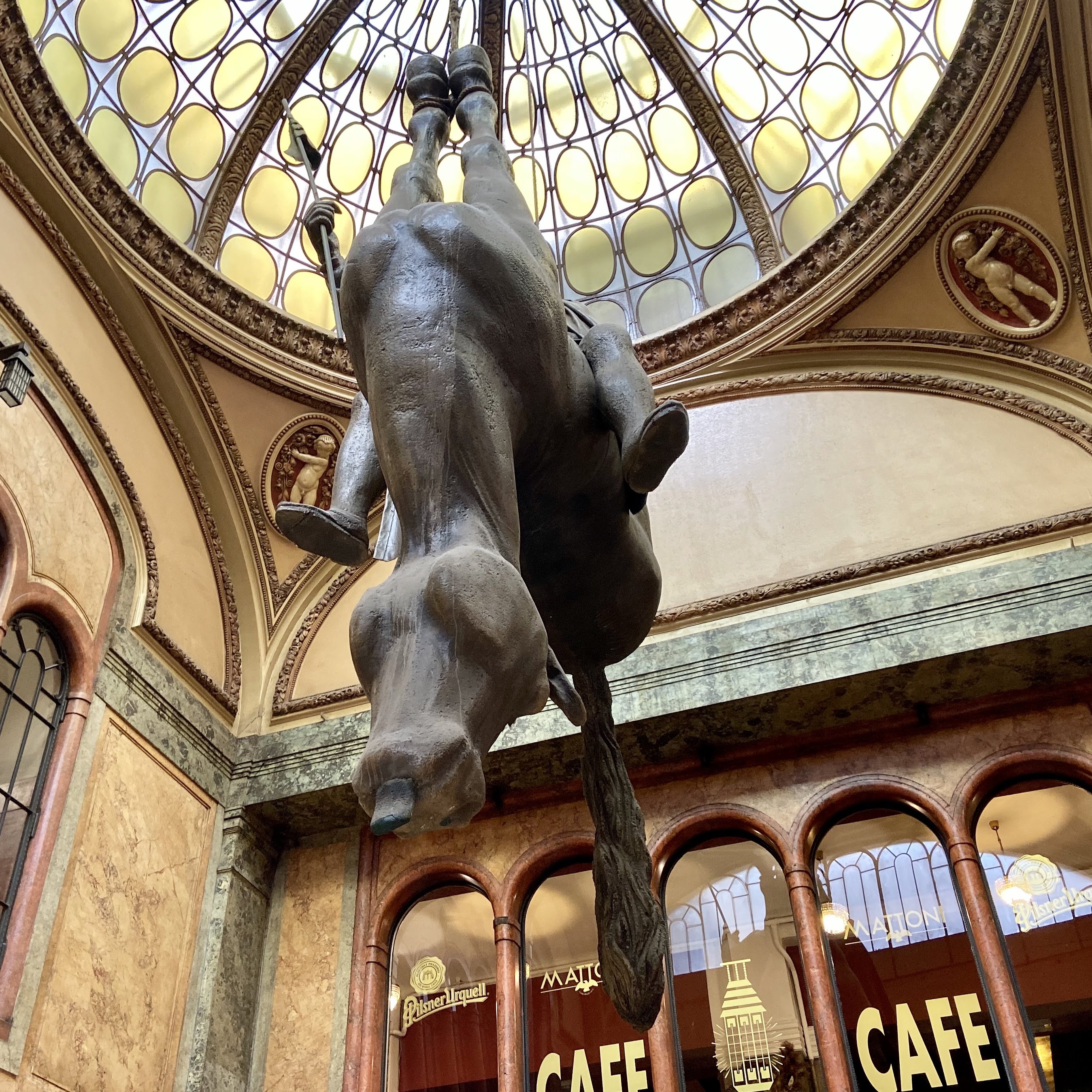 St. Wenceslaus Riding Dead Horse, Prague, CZ
