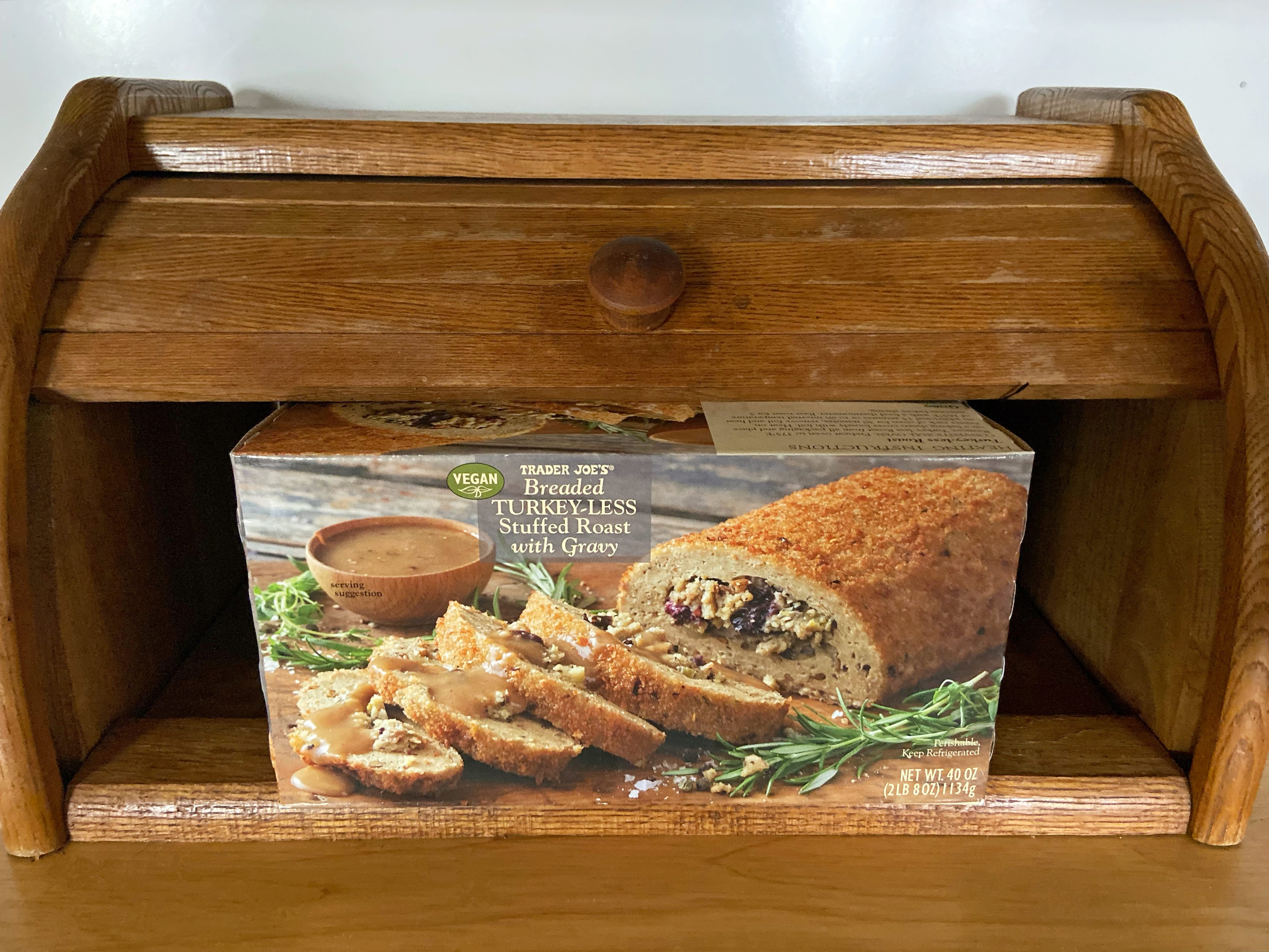 vegan thanksgiving turkey alternative from Trader Joes